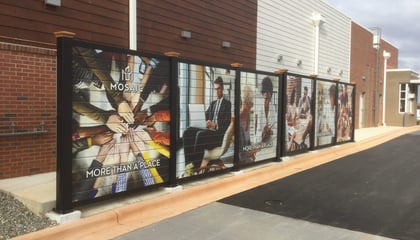 Custom Printed Screen Wall